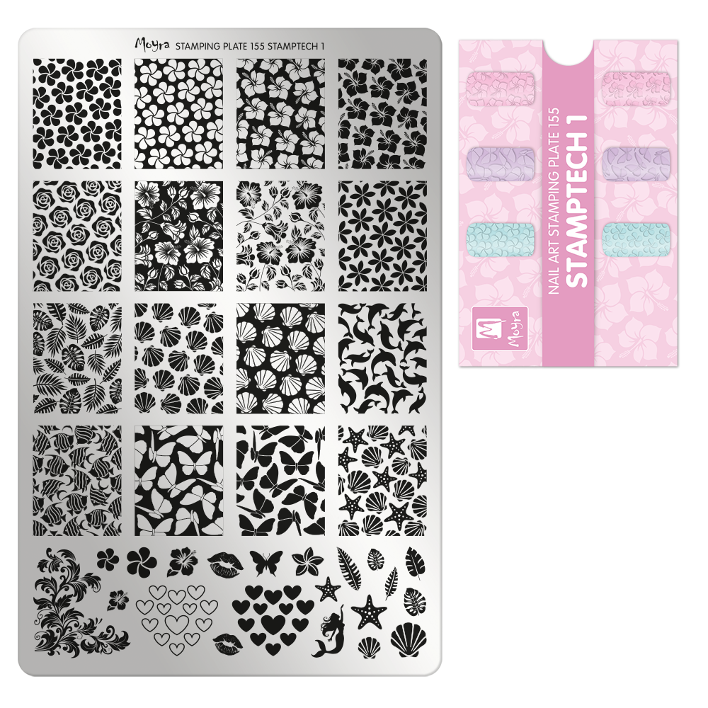 Moyra stamping plate 155 Stamp tech 1