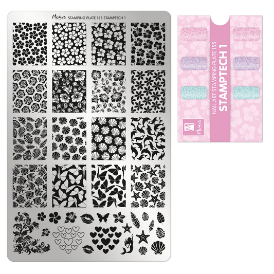 Moyra stamping plate 155 Stamp tech 1