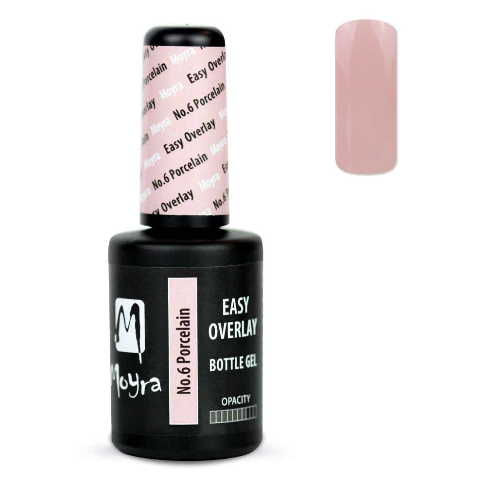 Moyra easy overlay bottle gel 06 Porcelain