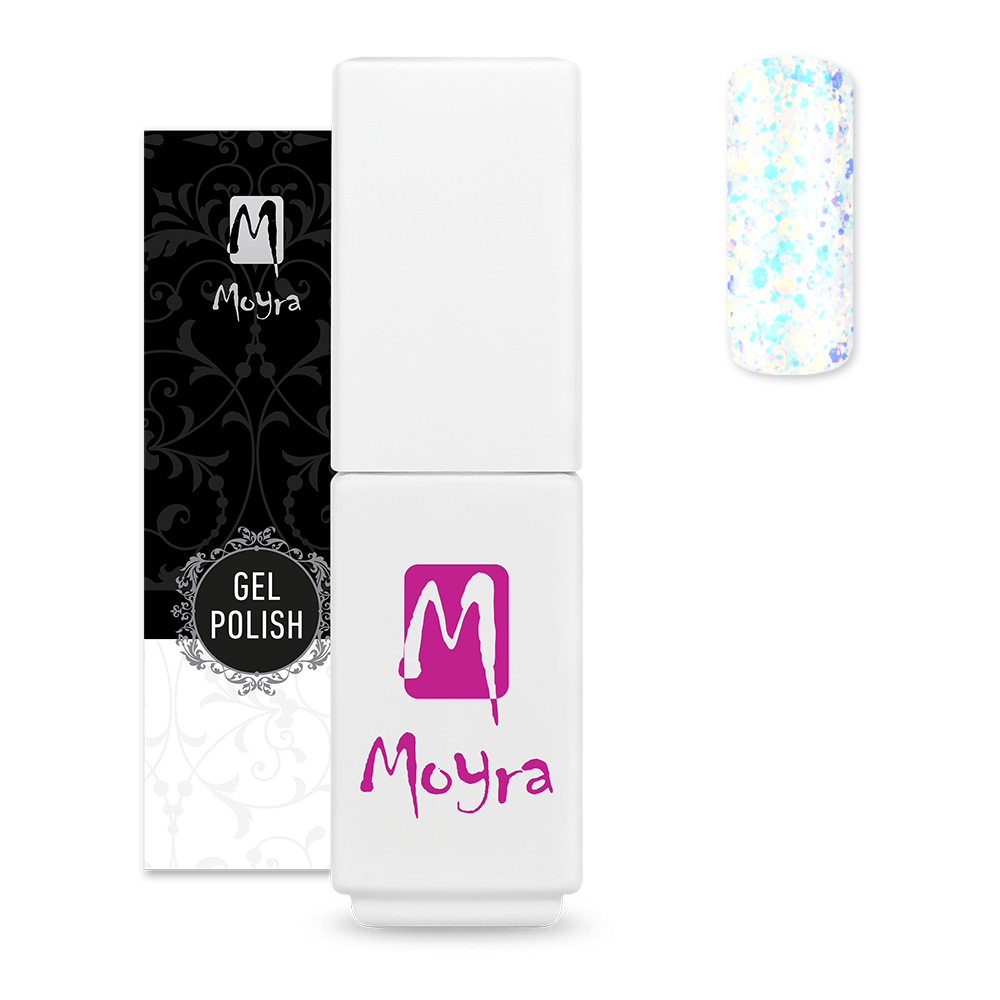 Moyra mini gel polish glitter mix collection 403