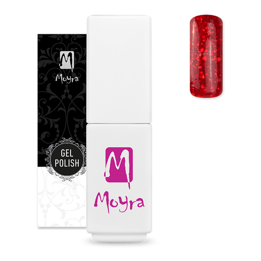 Moyra mini gel polish glitter mix collection 404