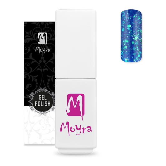 Moyra mini gel polish glitter mix collection 408