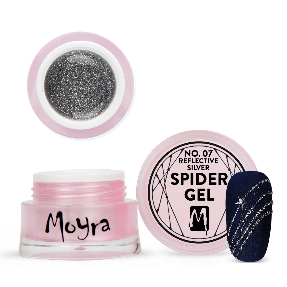 Spider Gel No.07 Reflective Silver