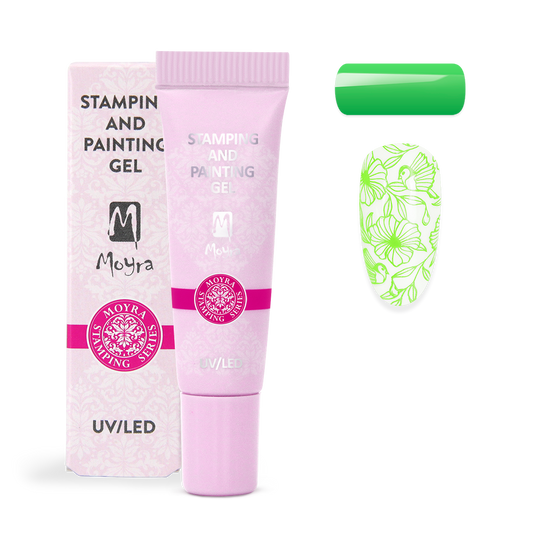 Stamping and Painting Gel 09 - Vivid Green