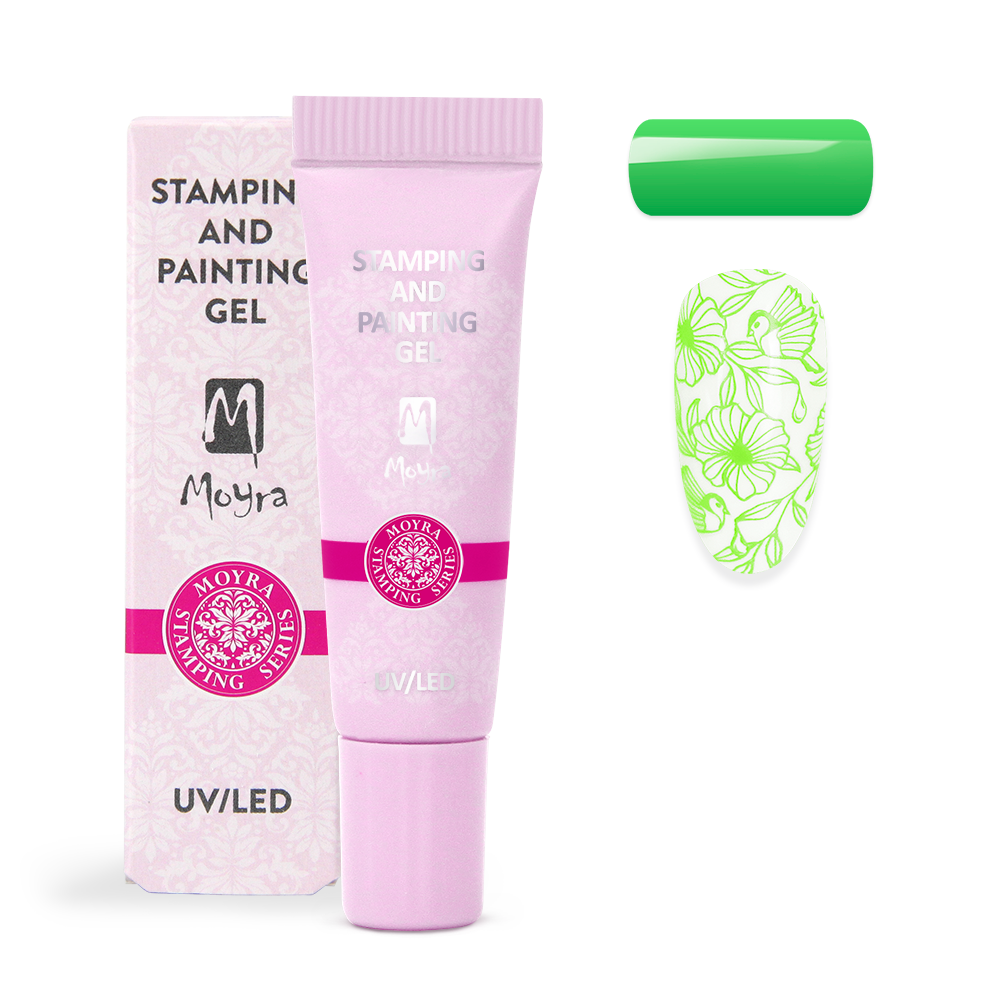 Stamping and Painting Gel 09 - Vivid Green