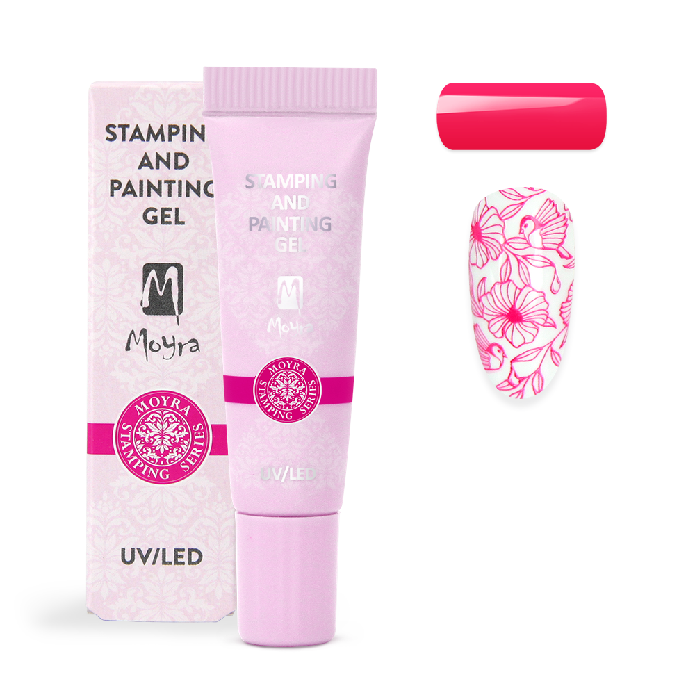 Stamping and Painting Gel 13 - Vivid Pink