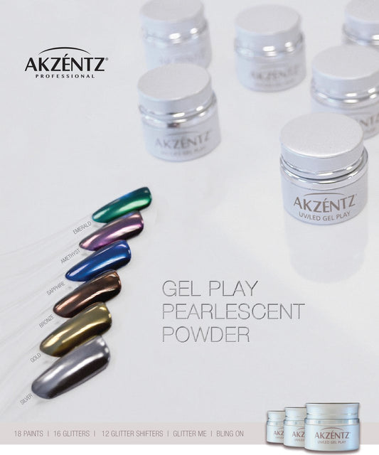 Pearlescent Powder 6 colour kit