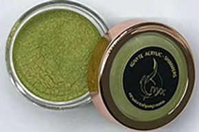 Coloured Acrylic Shimmer - Olive Fizz 10gm