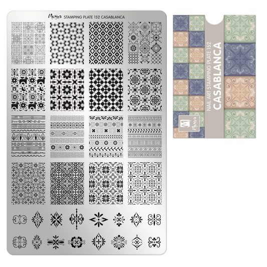 Moyra stamping plate 152 Casablanca