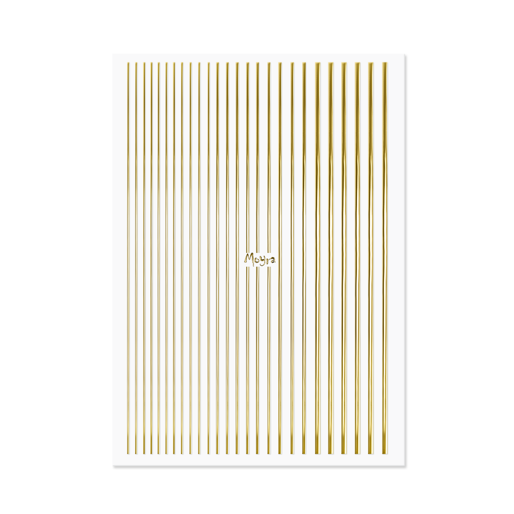 Nail Art Strips Gold 01