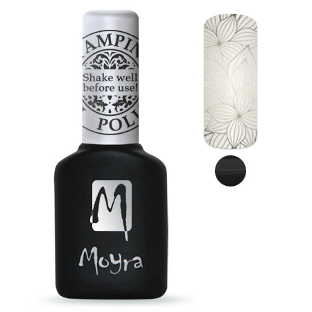 Moyra foil gel polish black
