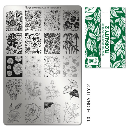 Stamping Plate 10  Florality 2