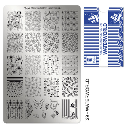 Stamping Plate 29 Waterworld